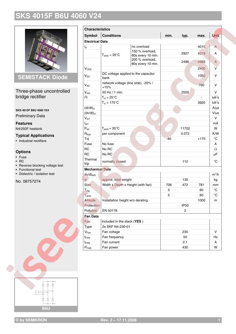 SKS4015FB6U4060V24