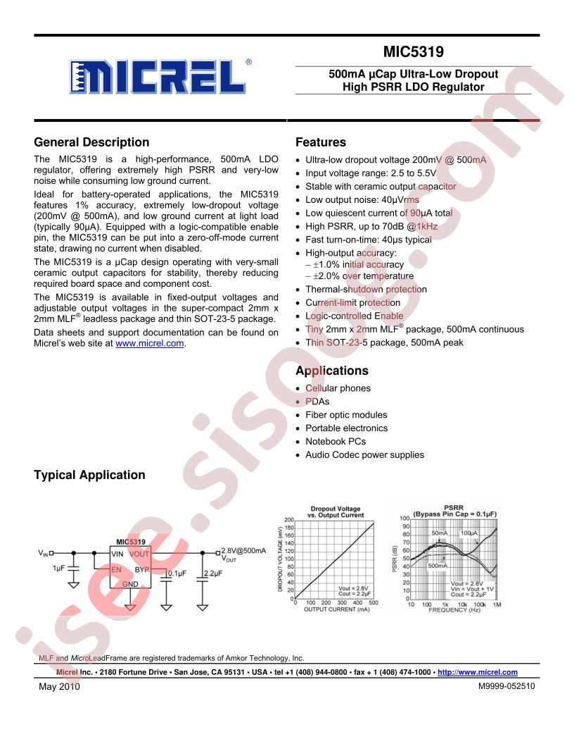 MIC5319-1.3HYML