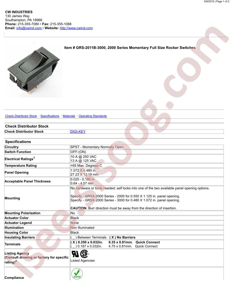 GRS-2011B-3000