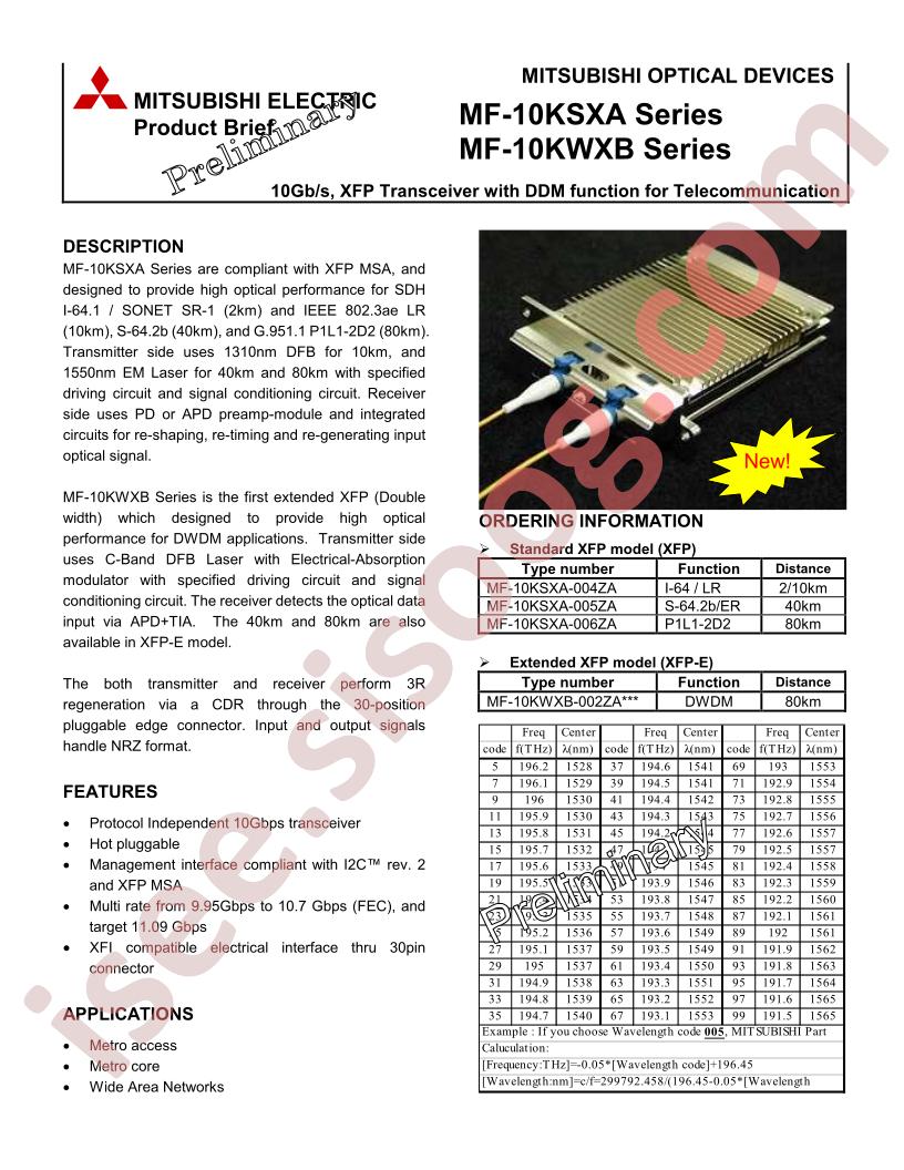 MF-10KSXA-004ZA
