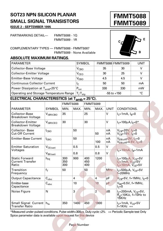 FMMT5088-1Q