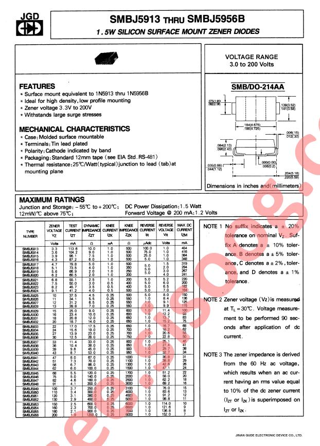 SMBJ5919A