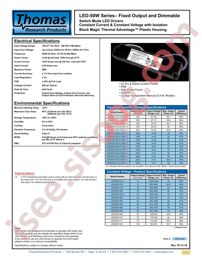 LED50W-012-C4200