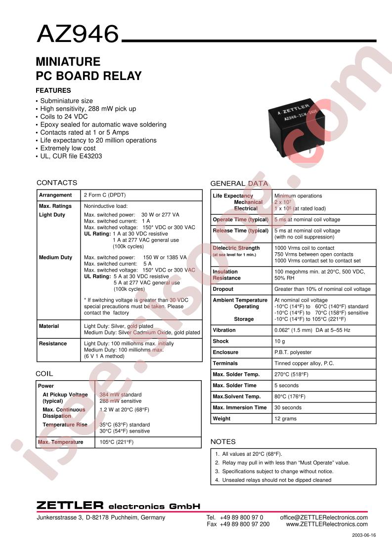 AZ946-2C-3DS