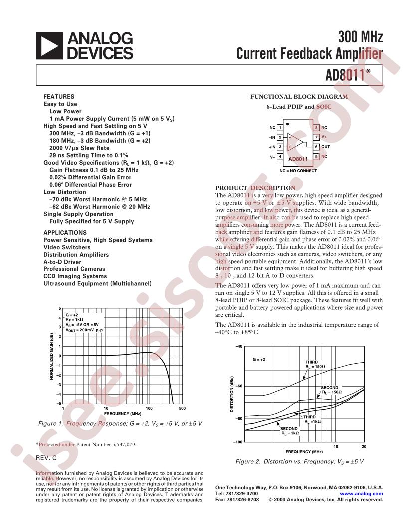 AD8011AN