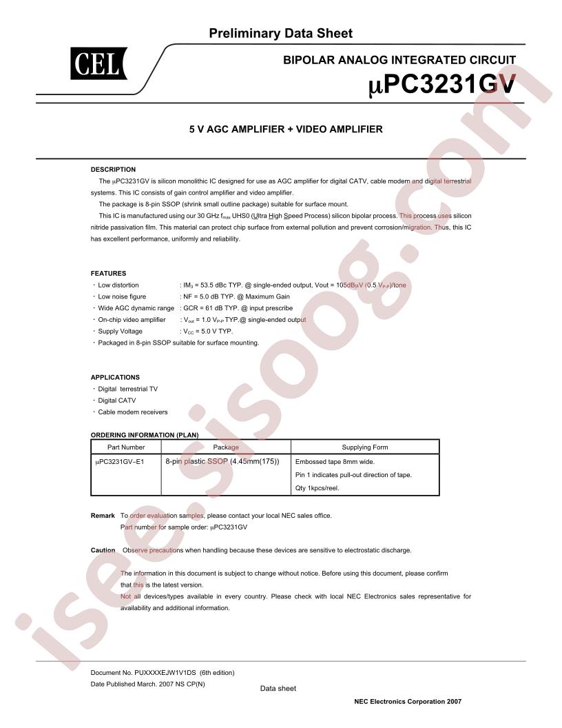 UPC3231GV-E1