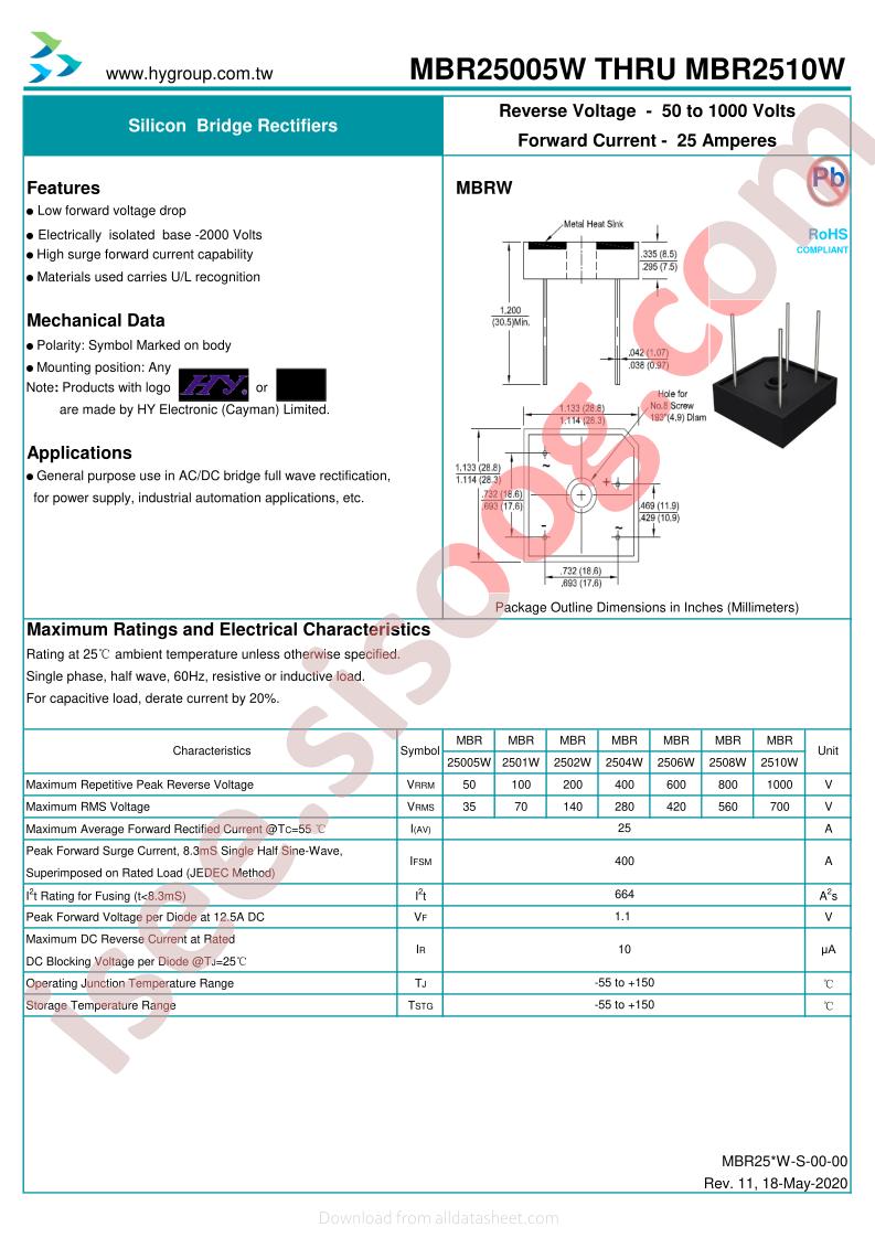 MBR25005W