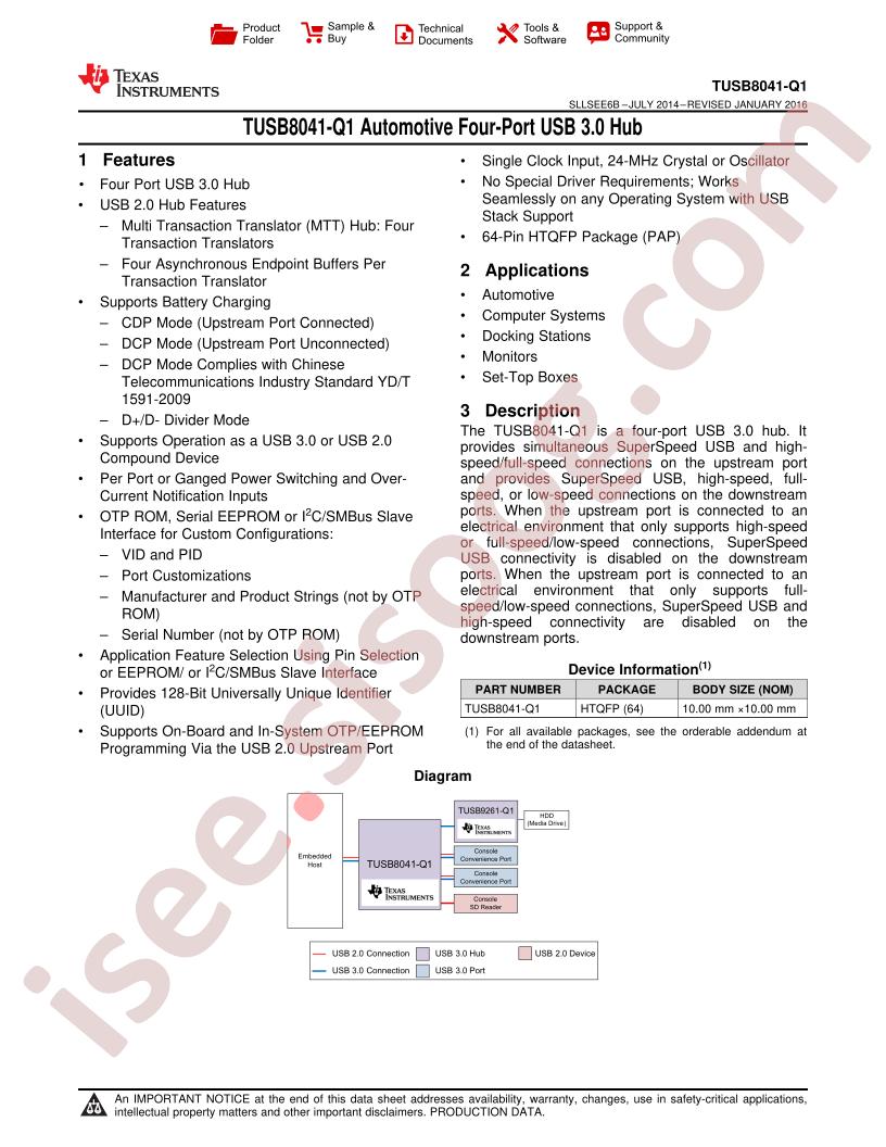TUSB8041IPAPQ1