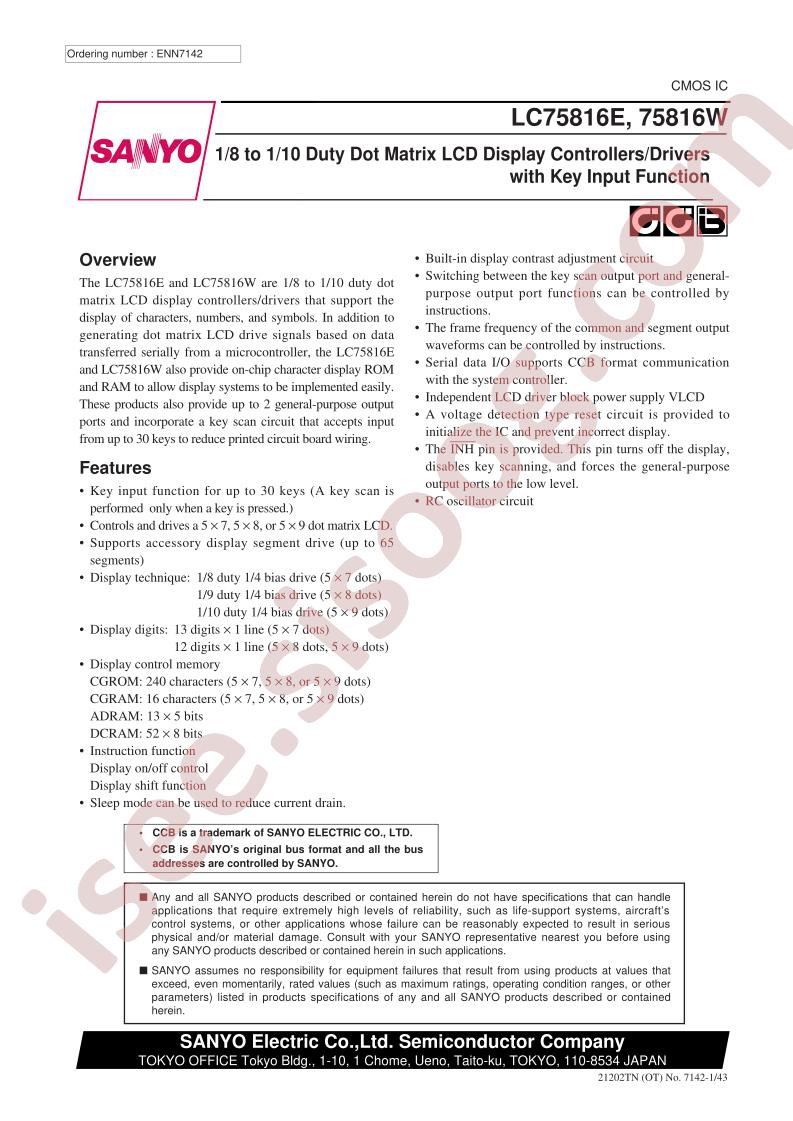 LC75816E