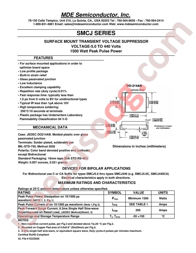 SMCJ85CA