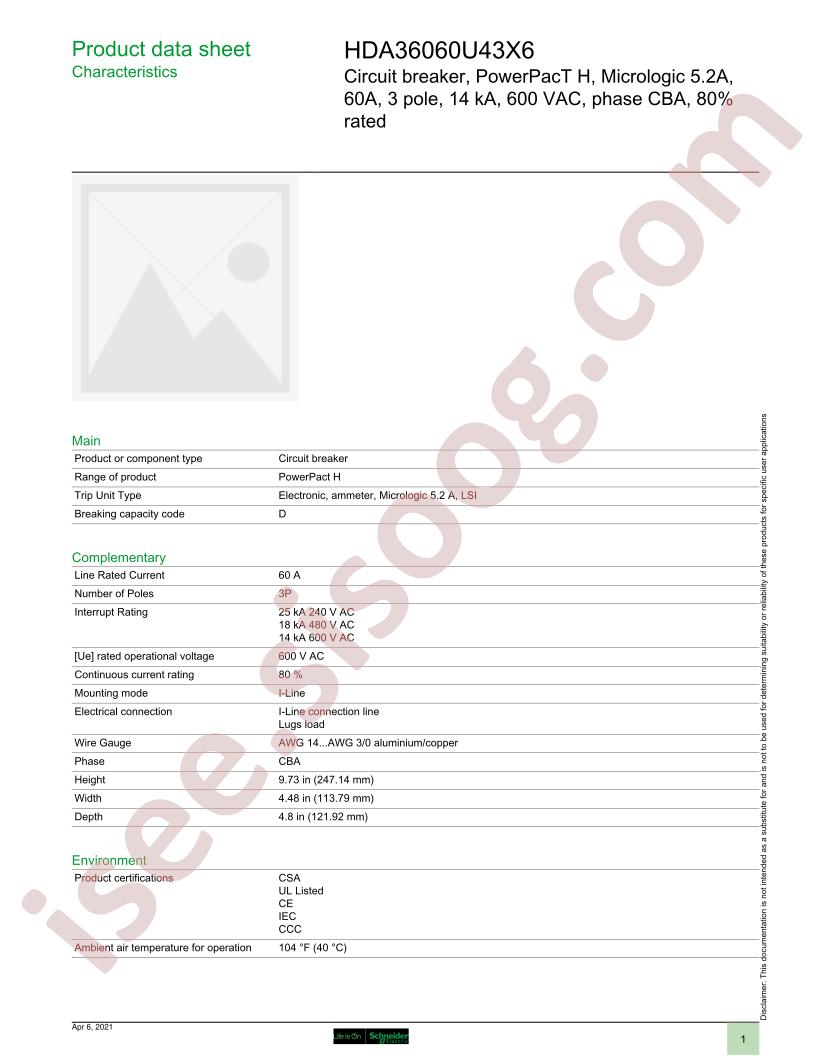 HDA36060U43X6