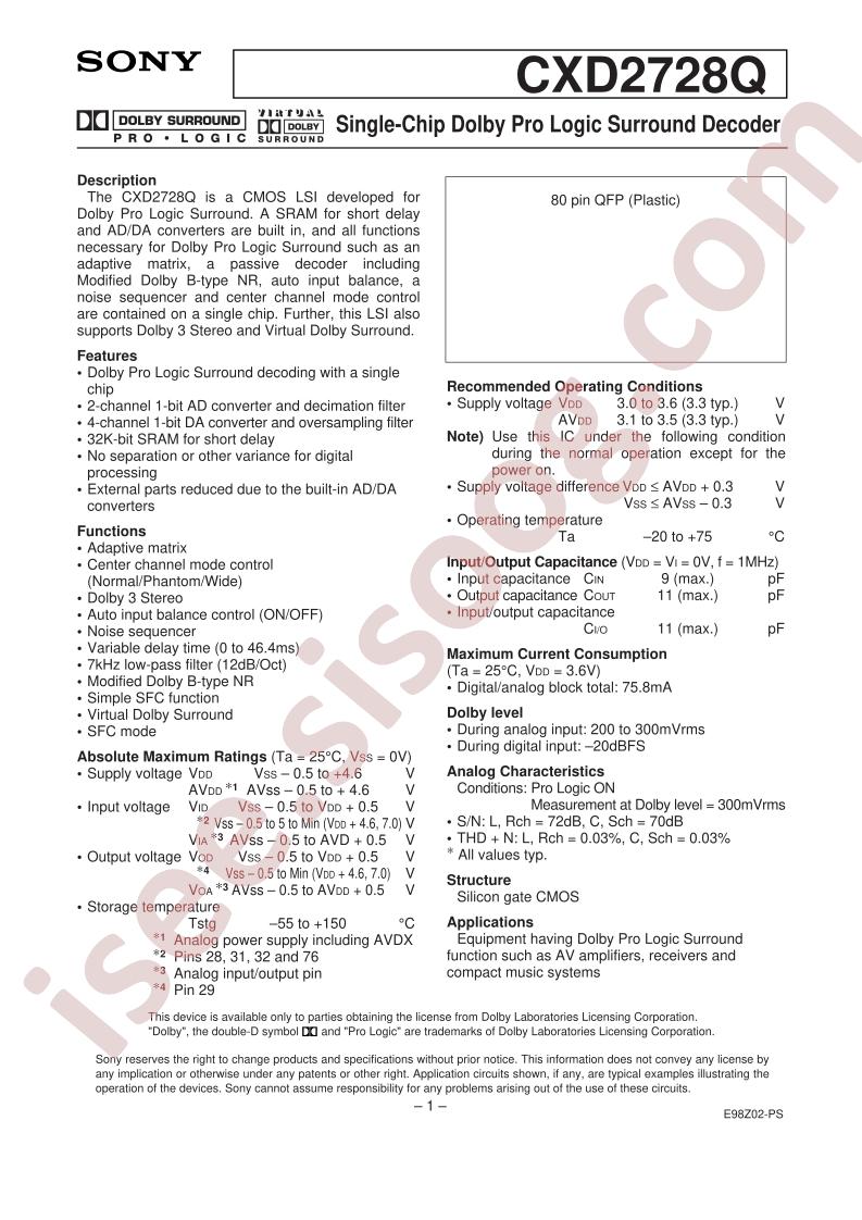 CXD2728Q