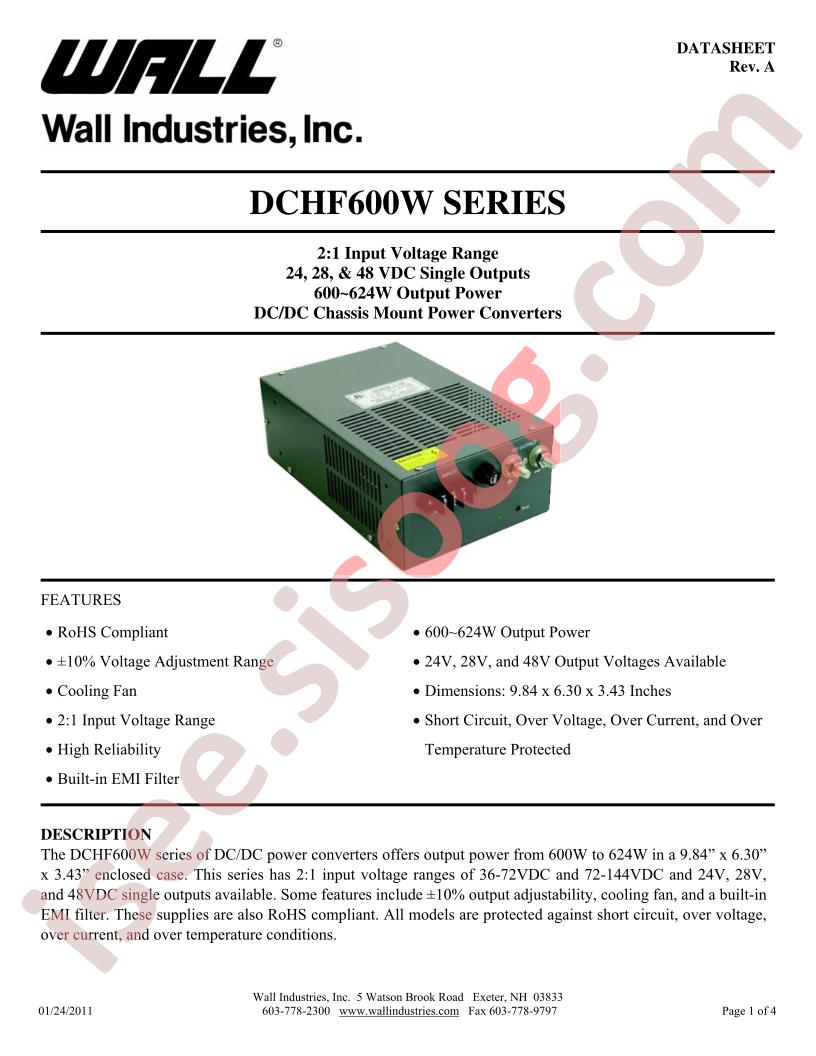 DCHF600W-SD110-48