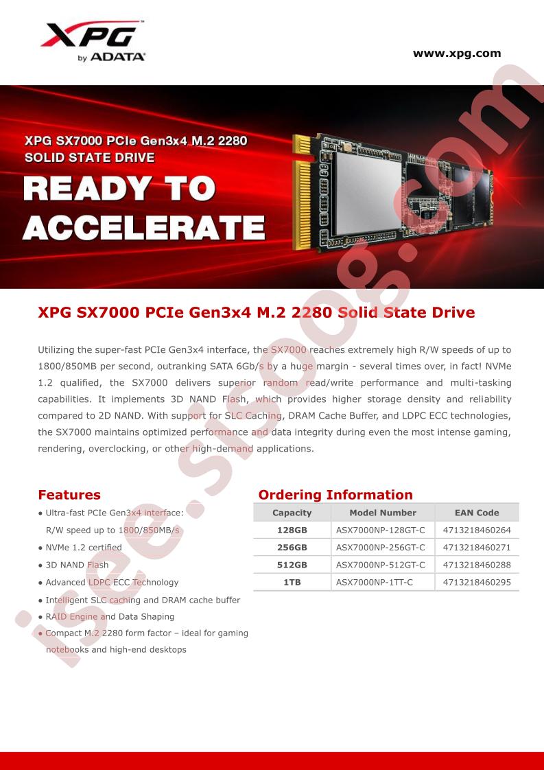 ASX7000NP-256GT-C