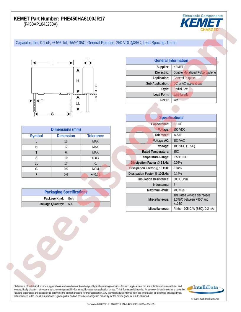 PHE450HA6100JR17