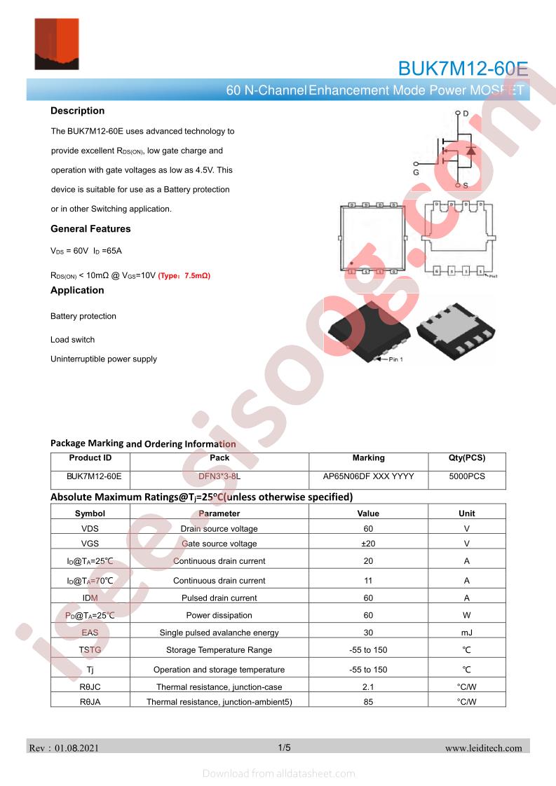 BUK7M12-60E