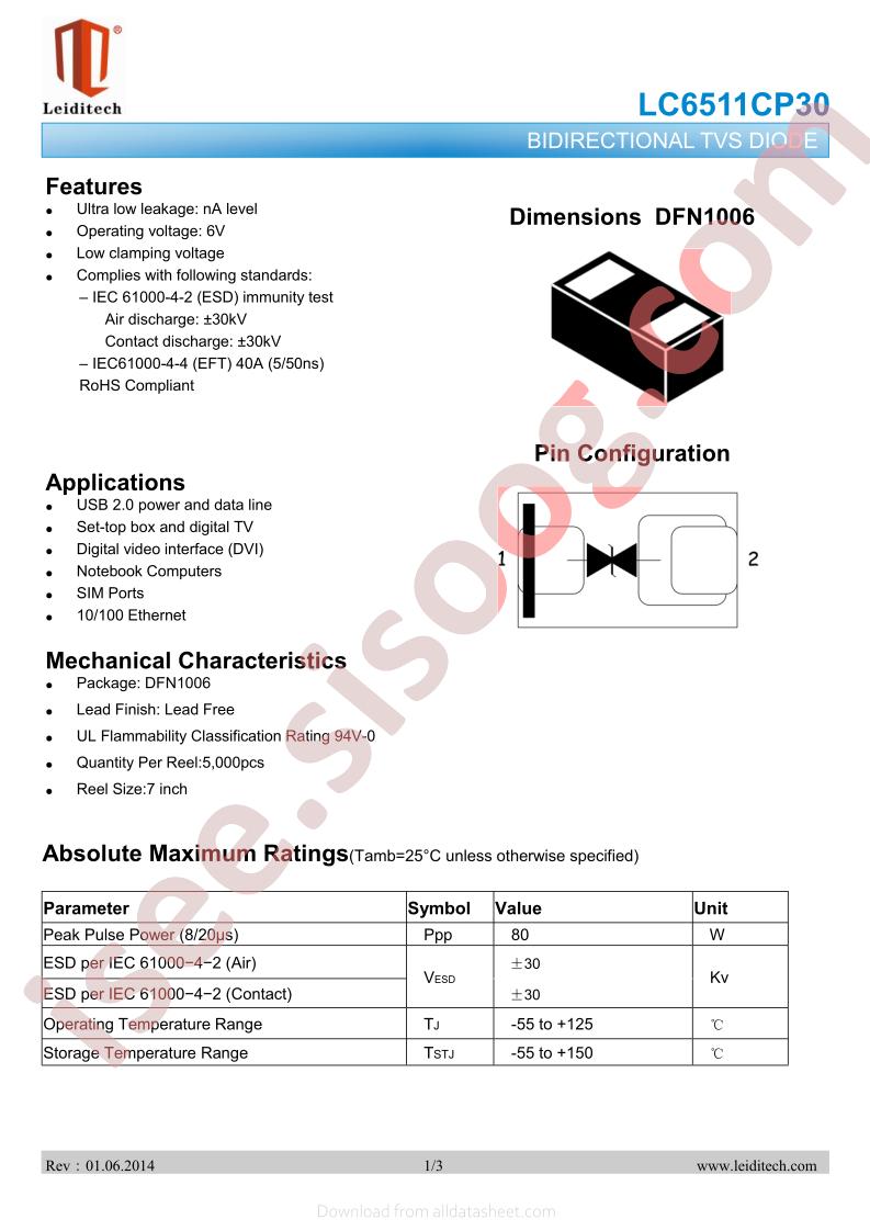 LC6511CP30