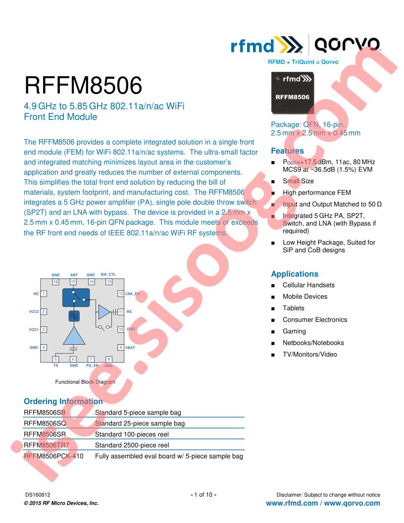 RFFM8506SB