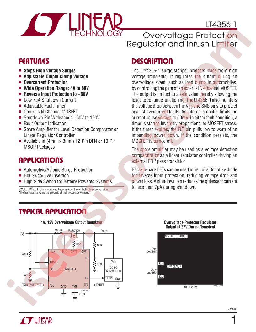 LT4356IMS-1-PBF