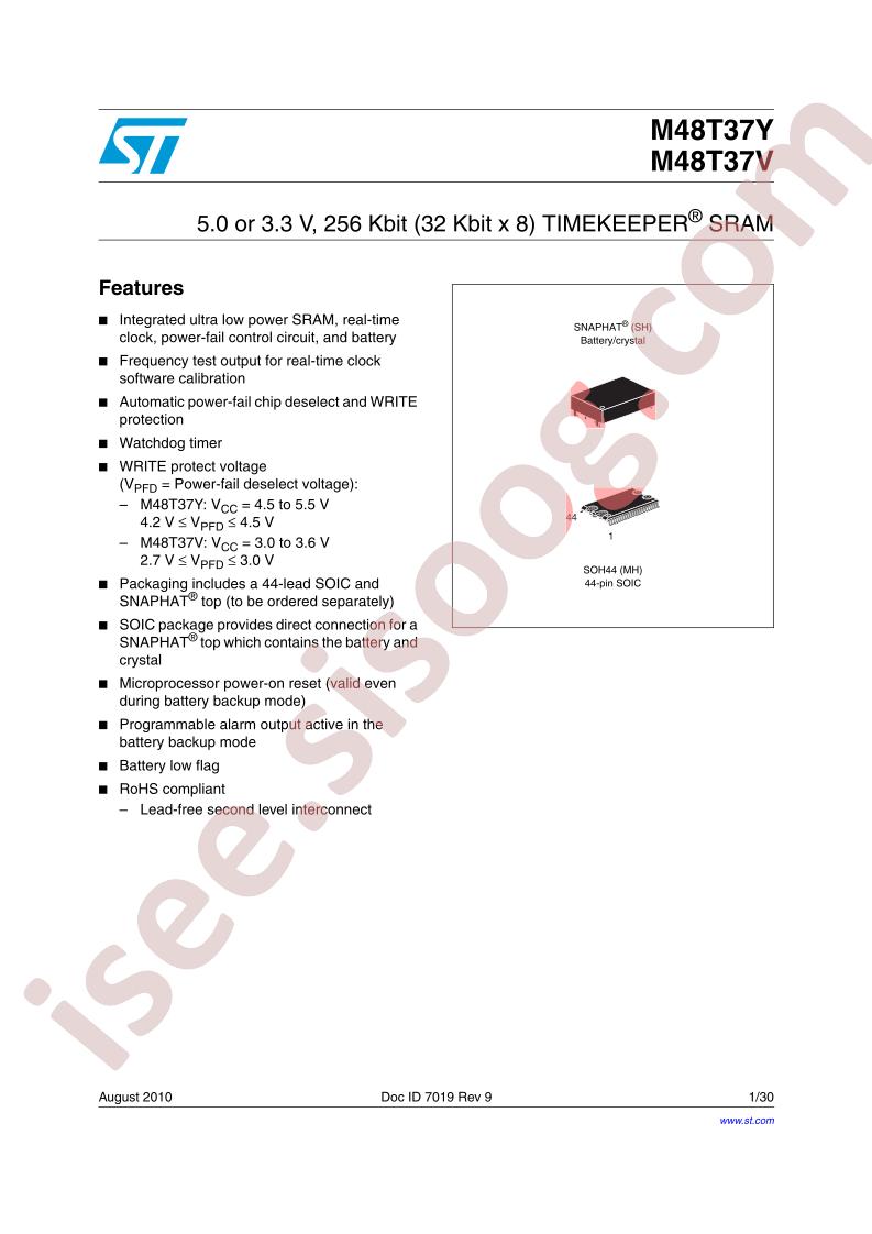 M48T37Y-10MH6TR