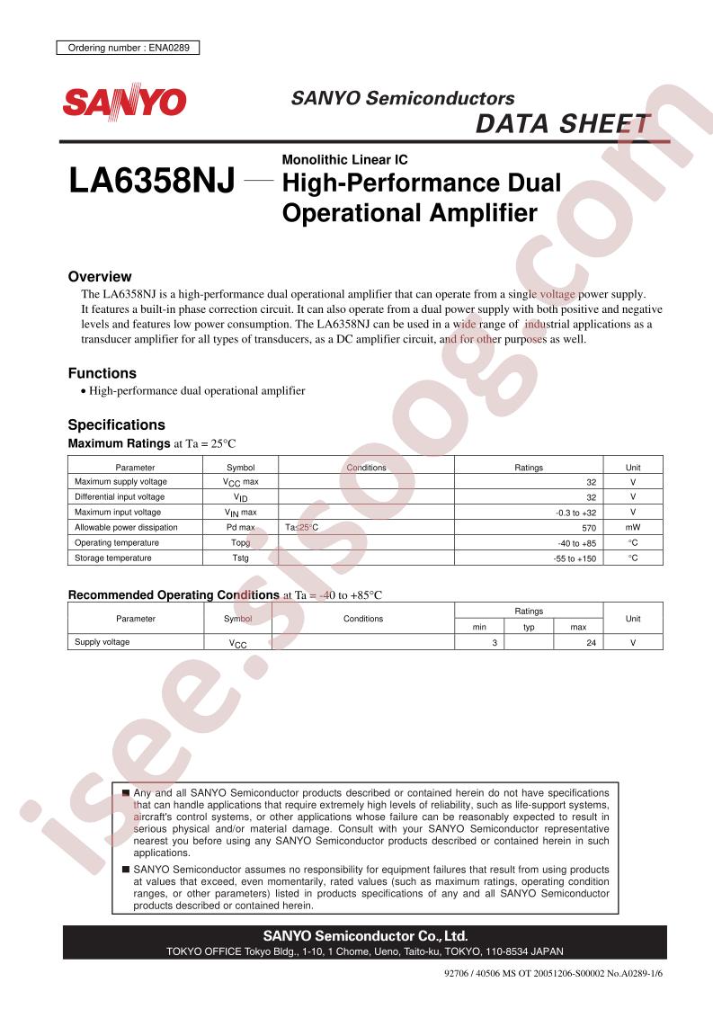 LA6358NJ