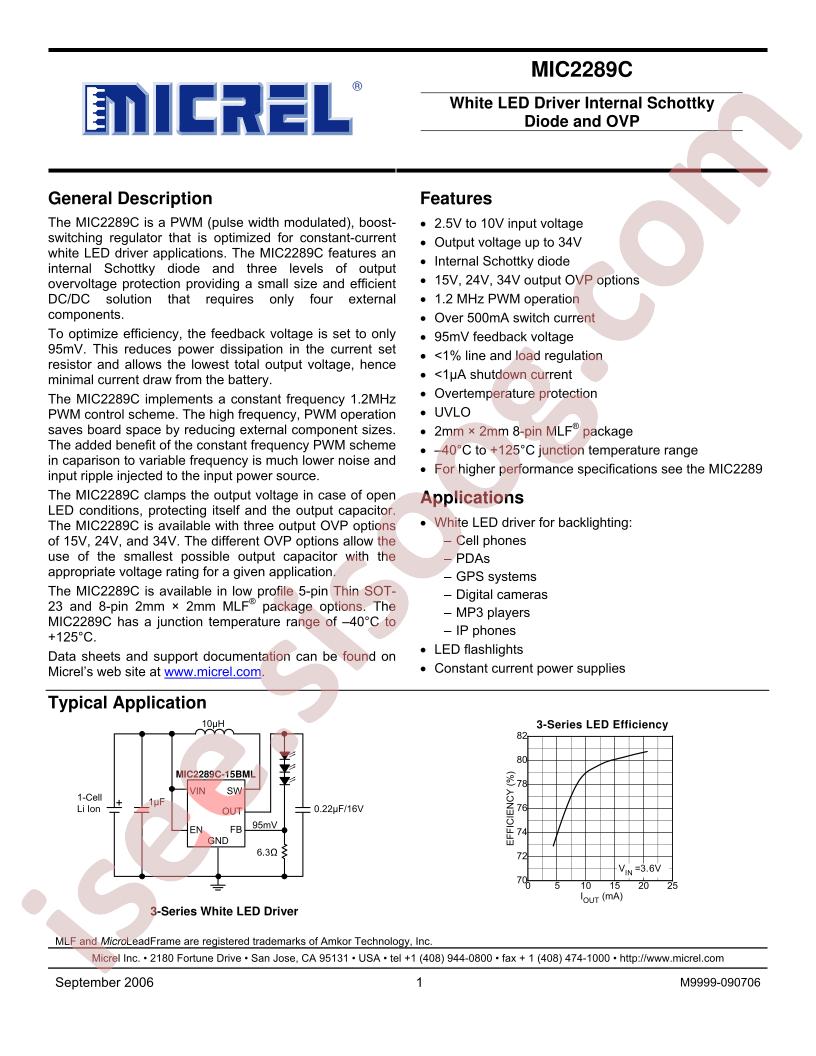 MIC2289C-15BML