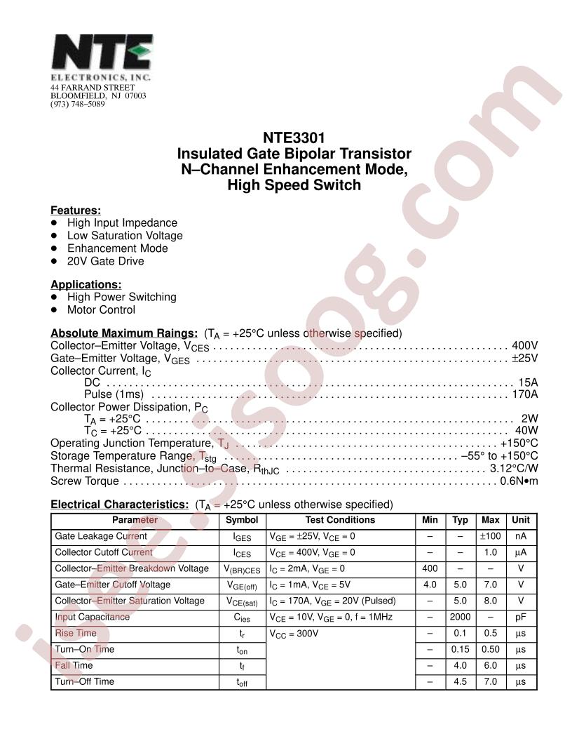NTE3301