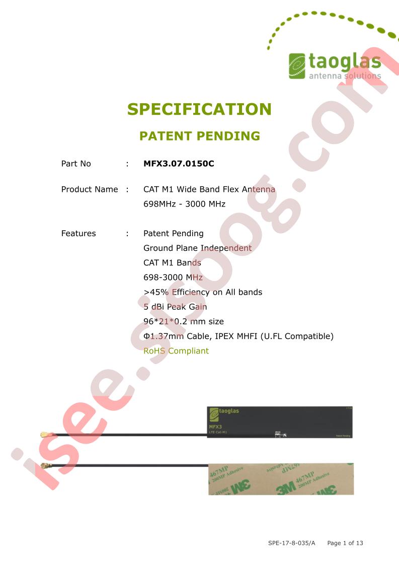 MFX3070150C