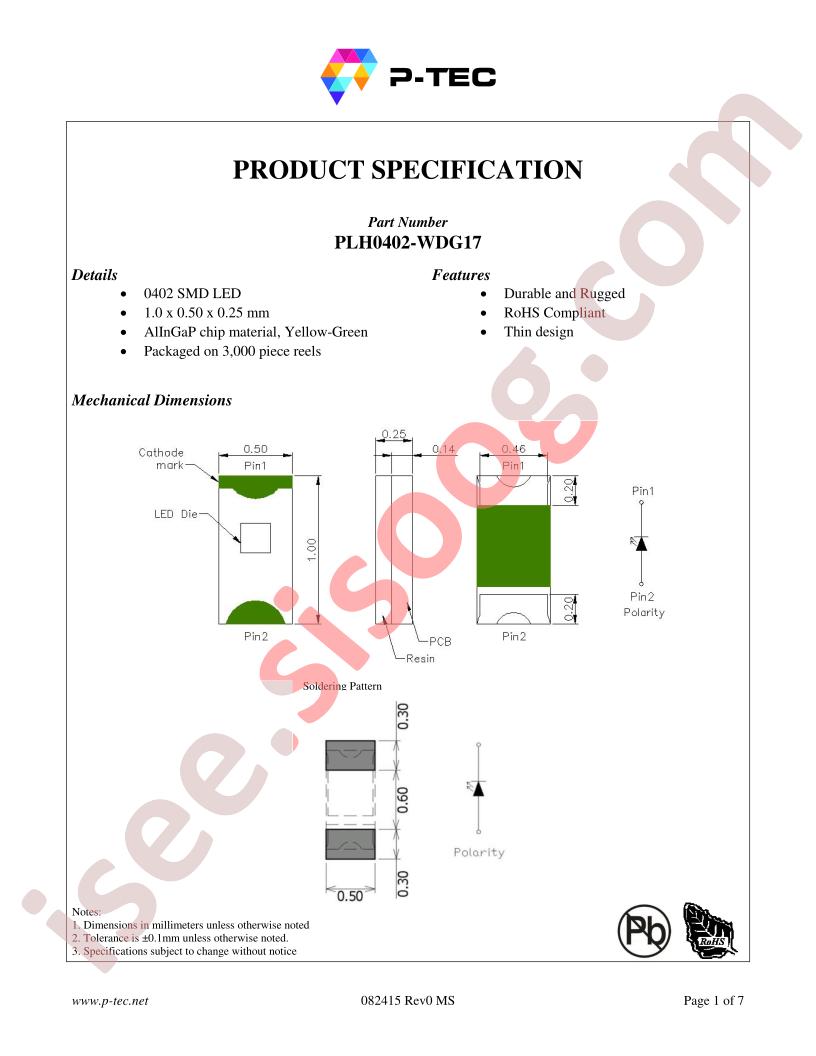 PLH0402-WDG17