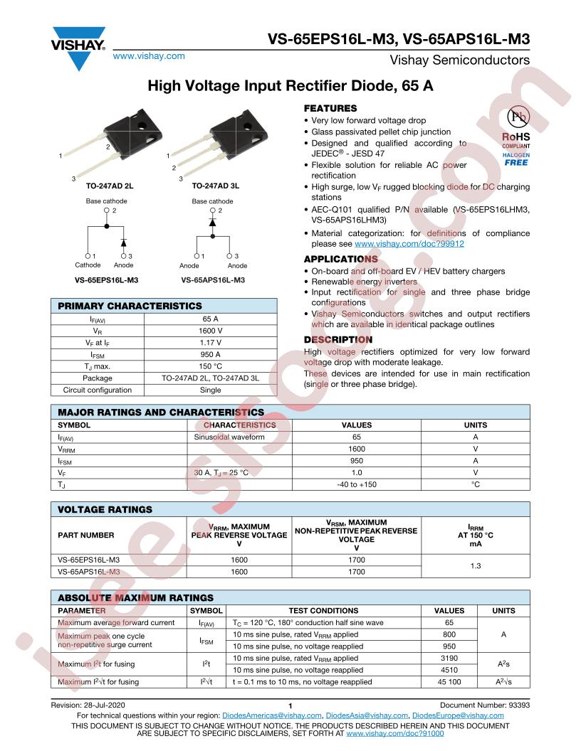 VS-65EPS16L-M3