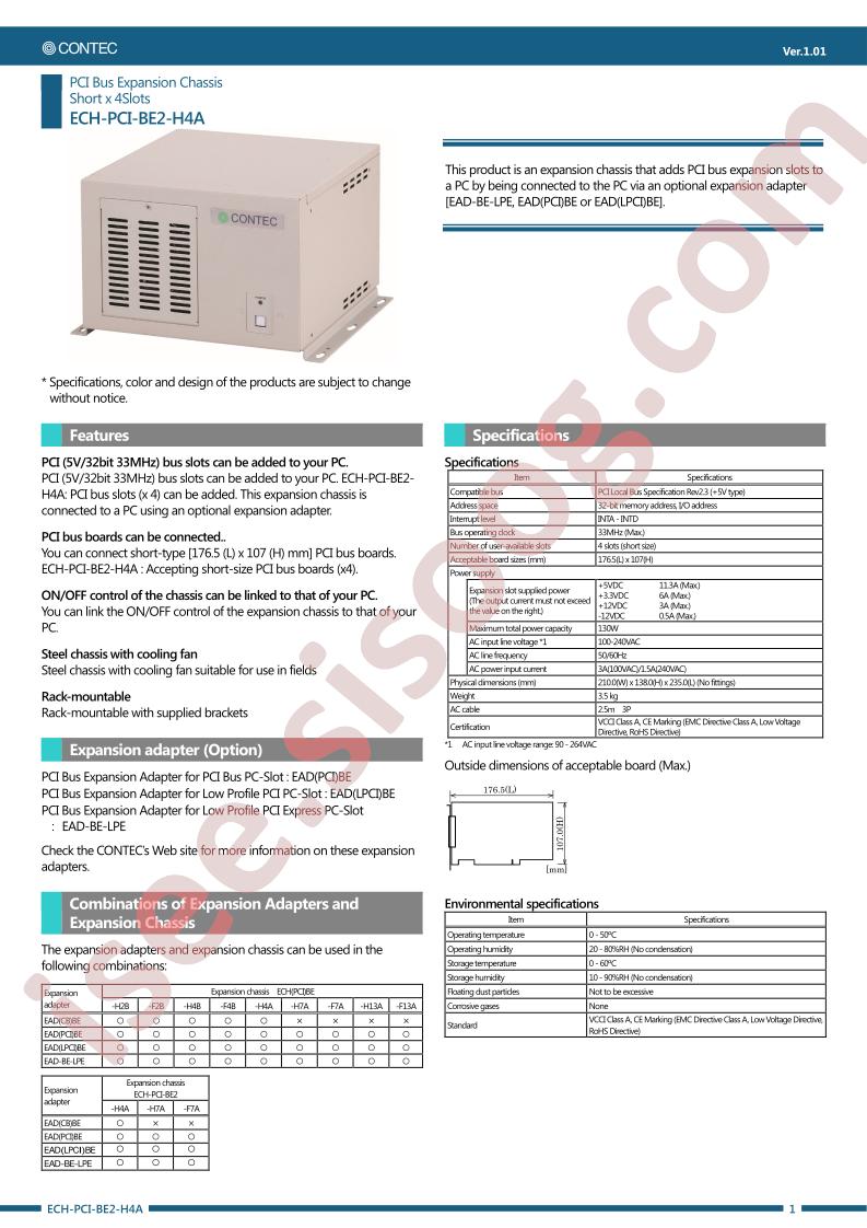 ECH-PCI-BE2-H4A