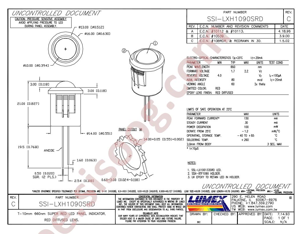 SSI-LXH1090SRD