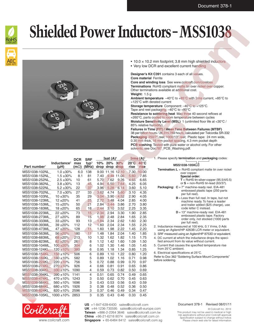 MSS1038-123MLC