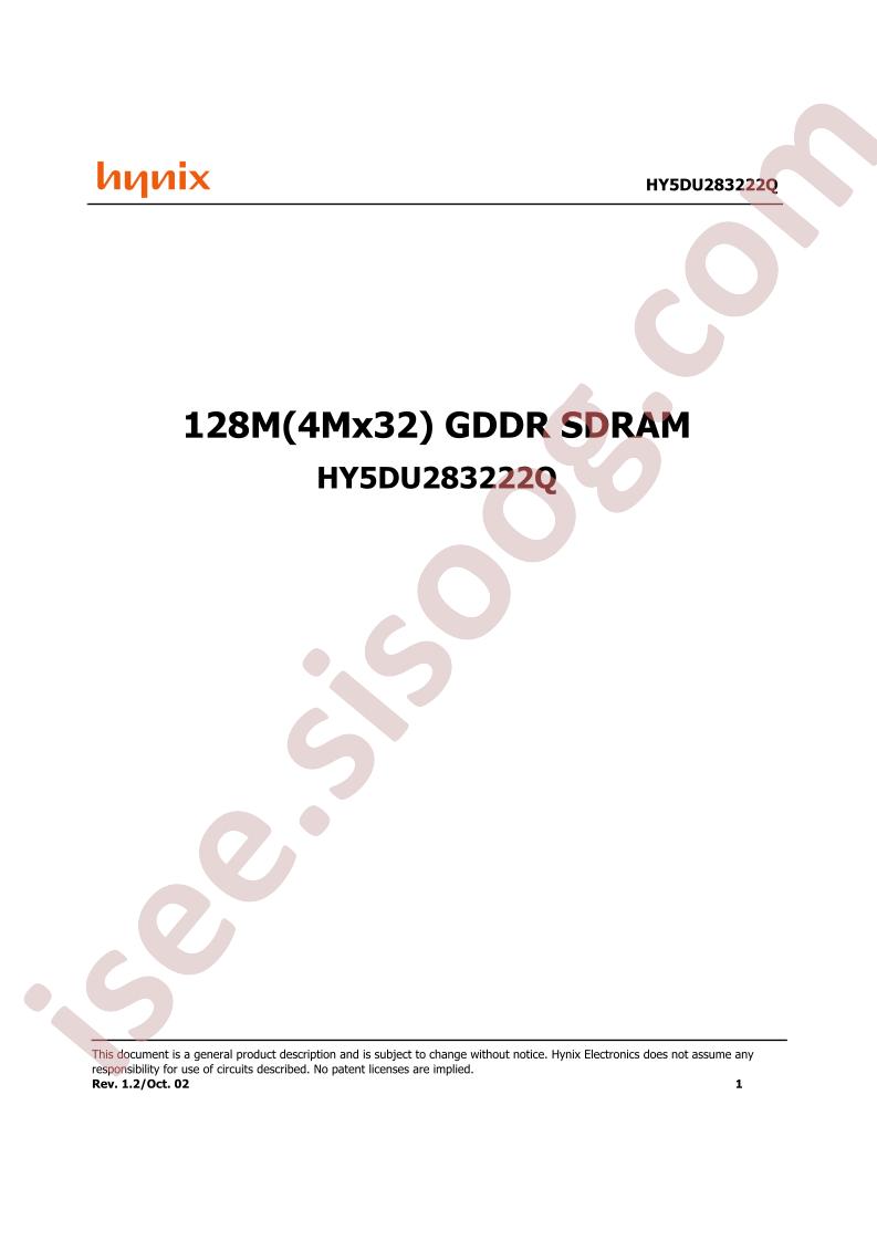 HY5DU283222Q