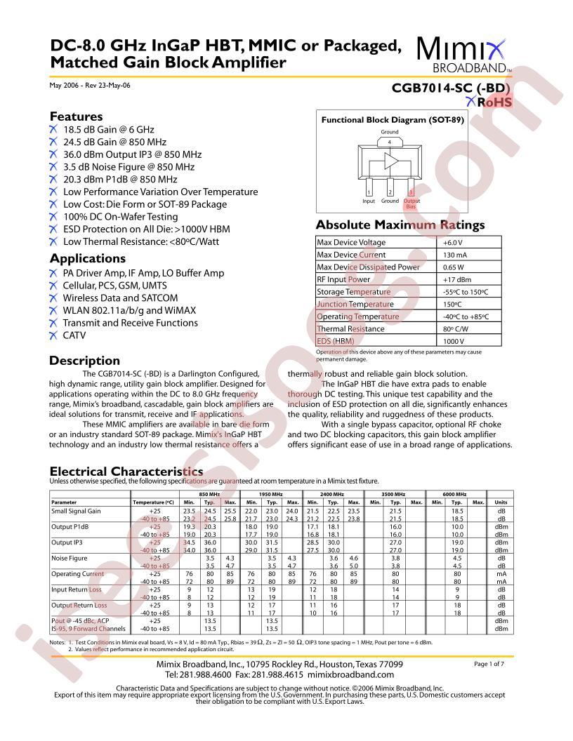 CGB7014-SC-0G00