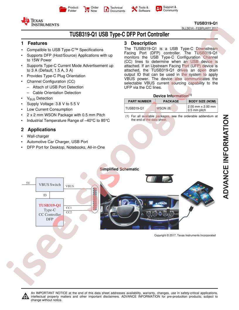 TUSB319-Q1