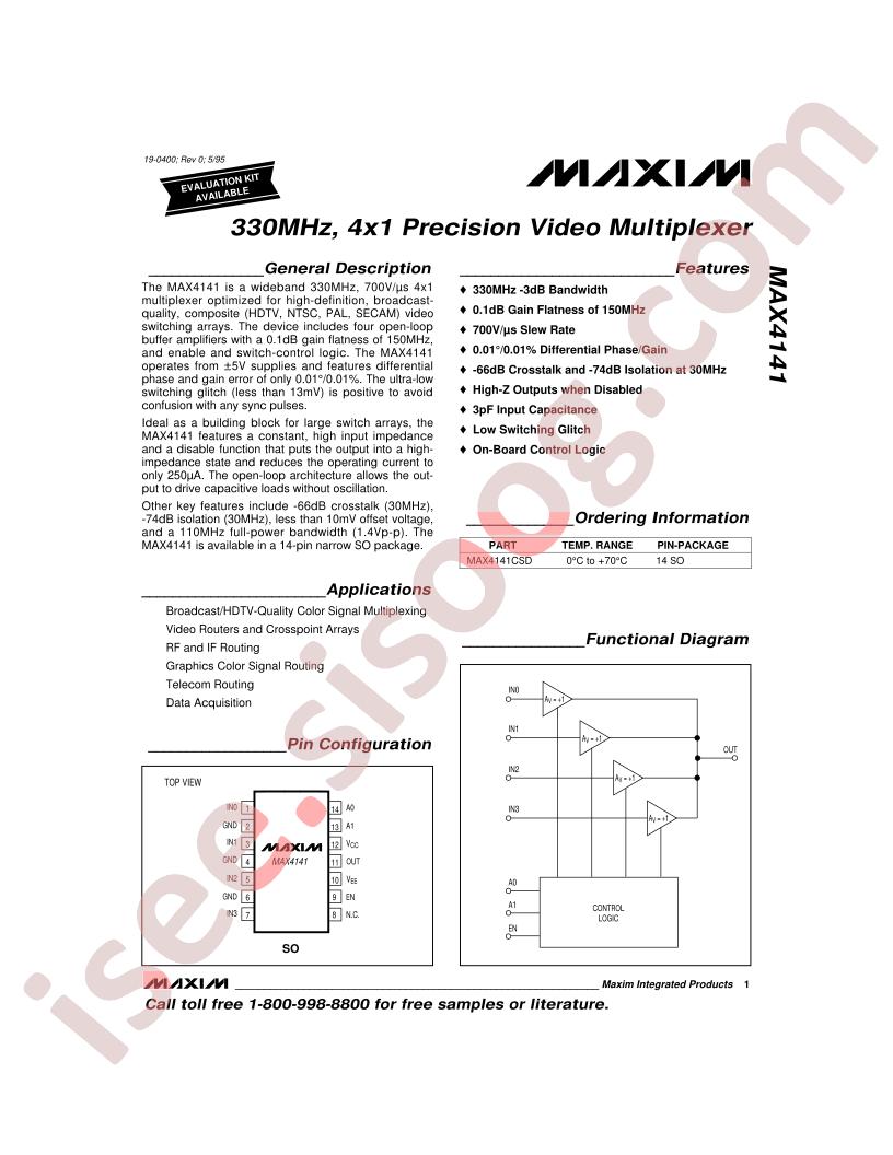 MAX4141