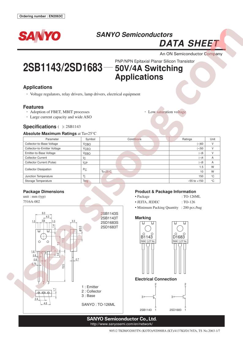 2SB1143