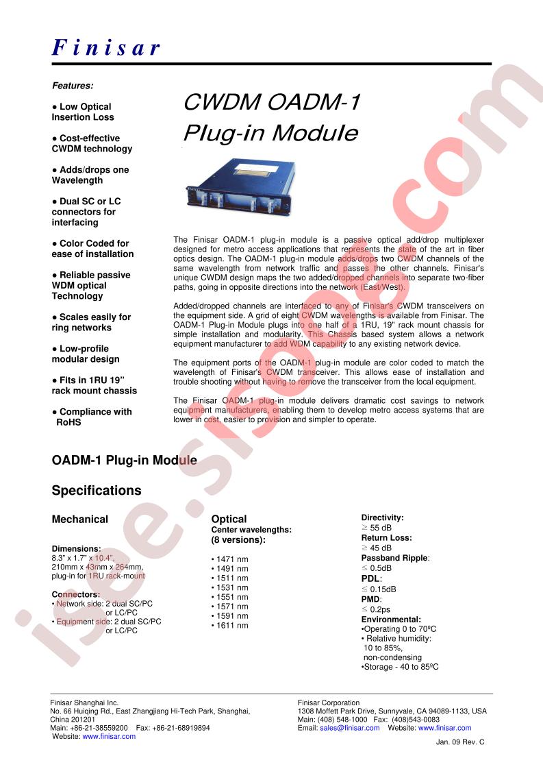 FWSF-OADM-1-47-LC