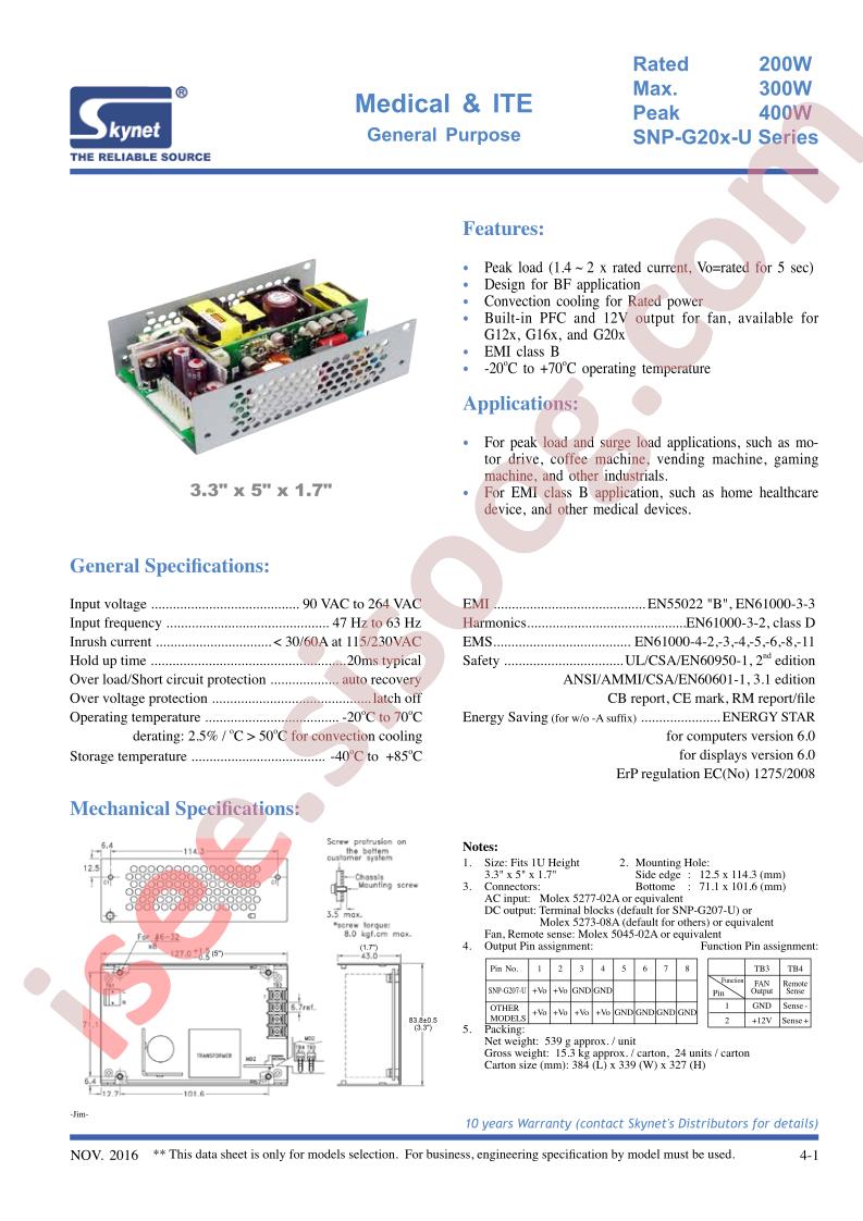 SNP-G20T-U5