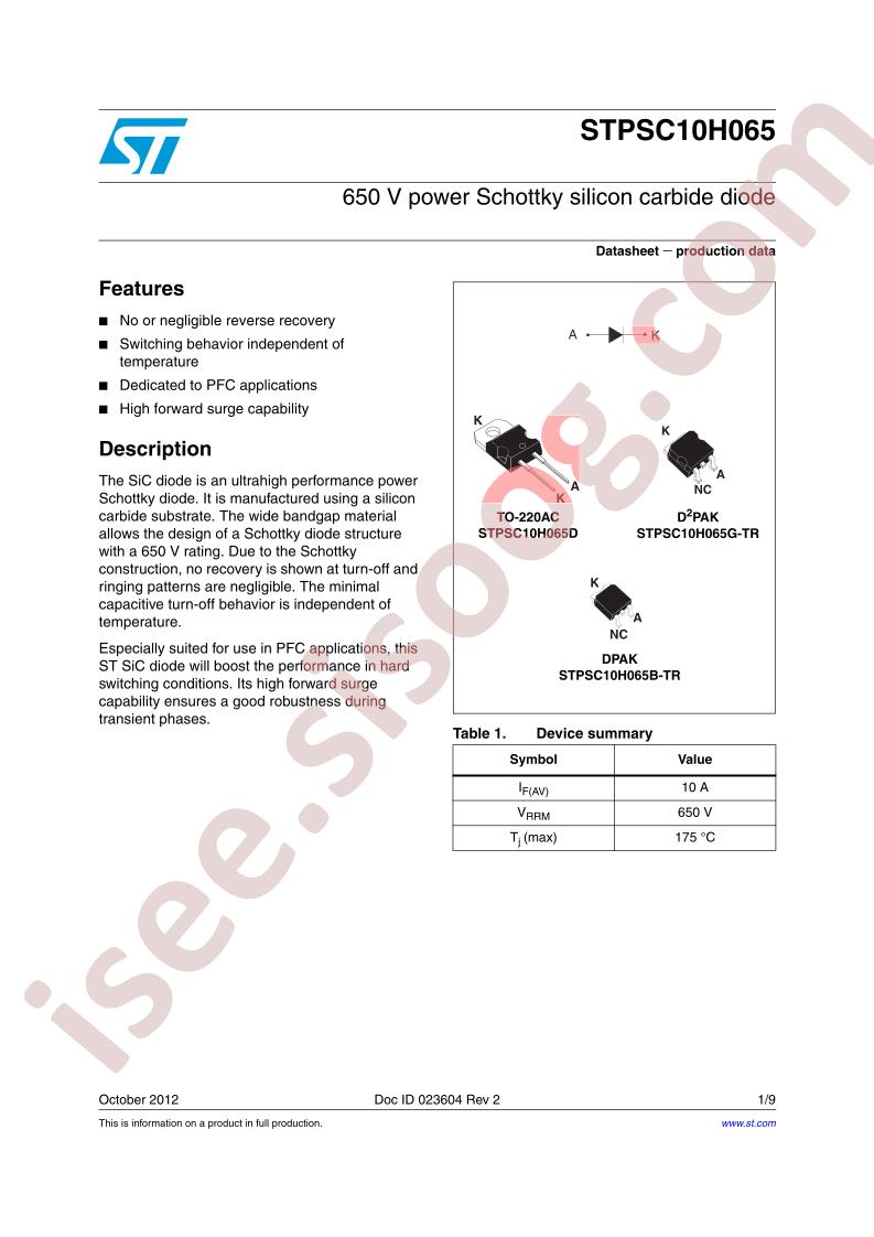 STPSC10H065