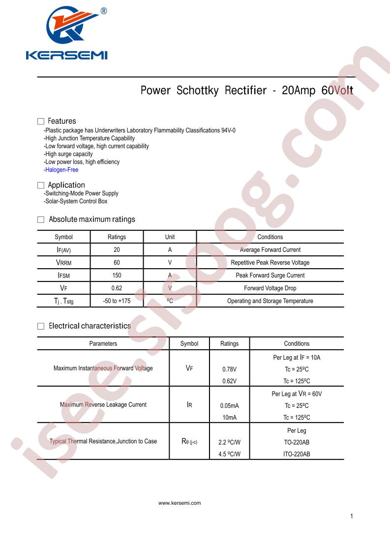 MBR20B60FCTH