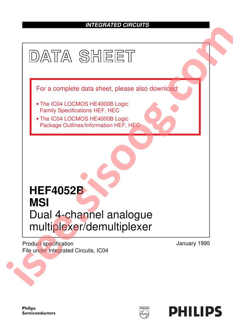 HEF4052B