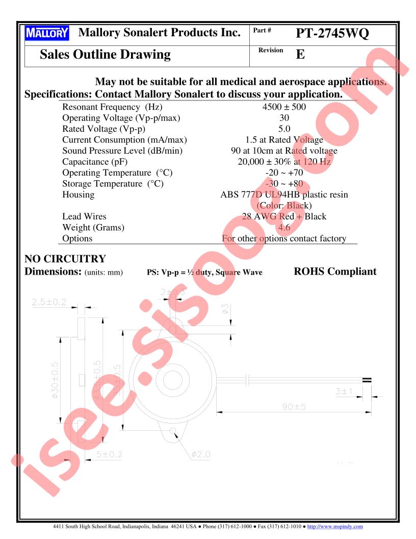 PT-2745WQ