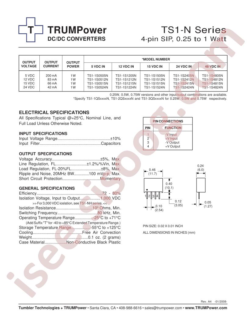 TS1-1S0505N