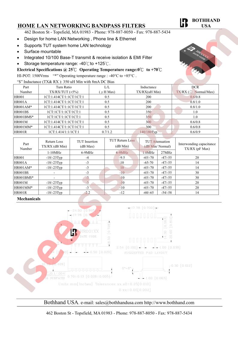 HR001MM