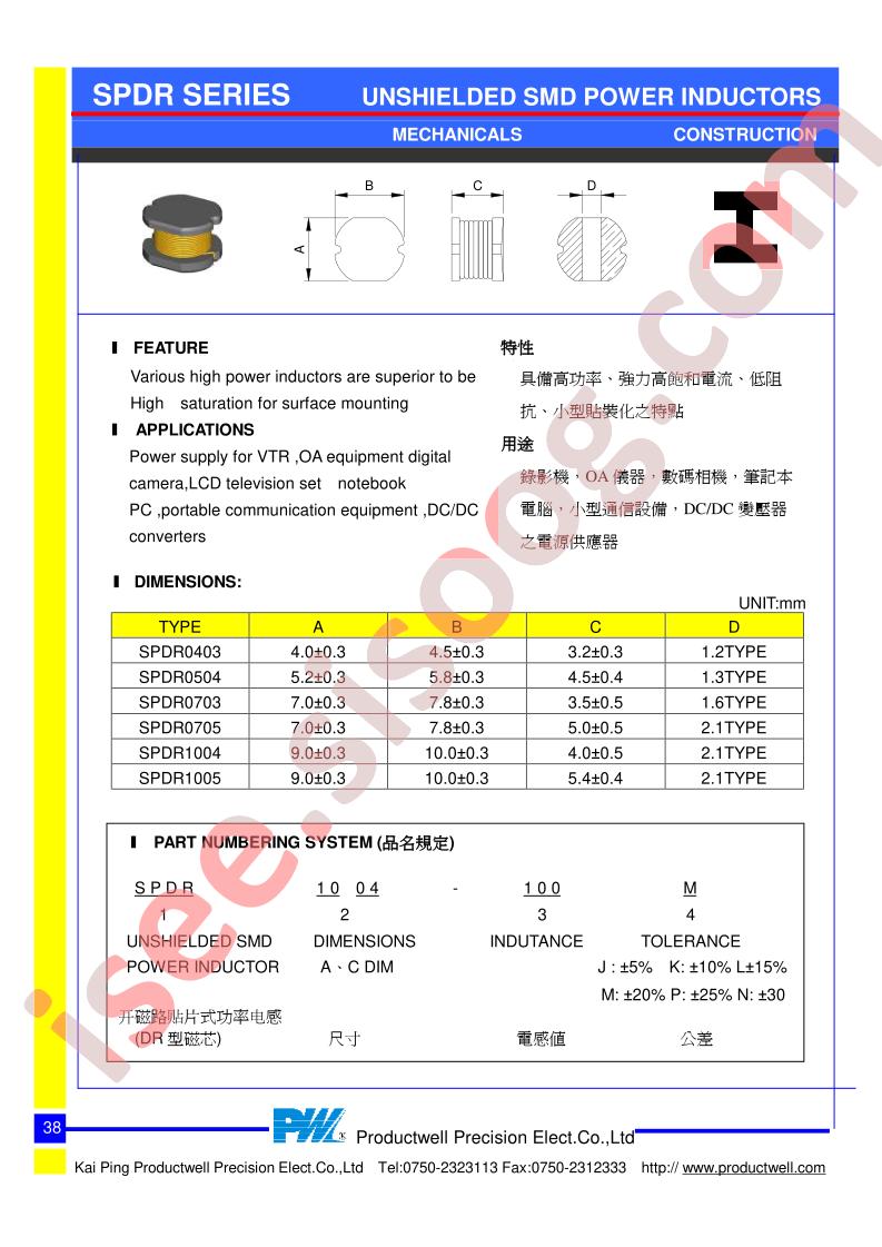 SPDR0403-120M