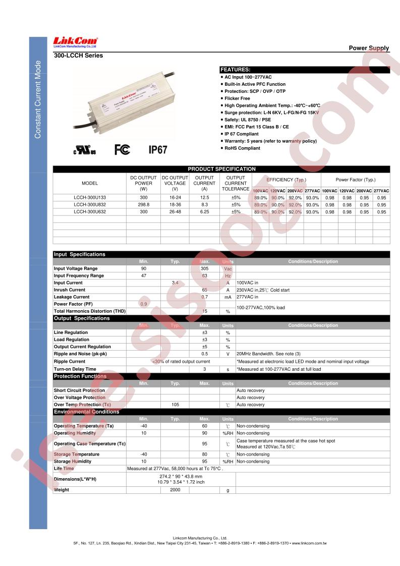 LCCH-300U632