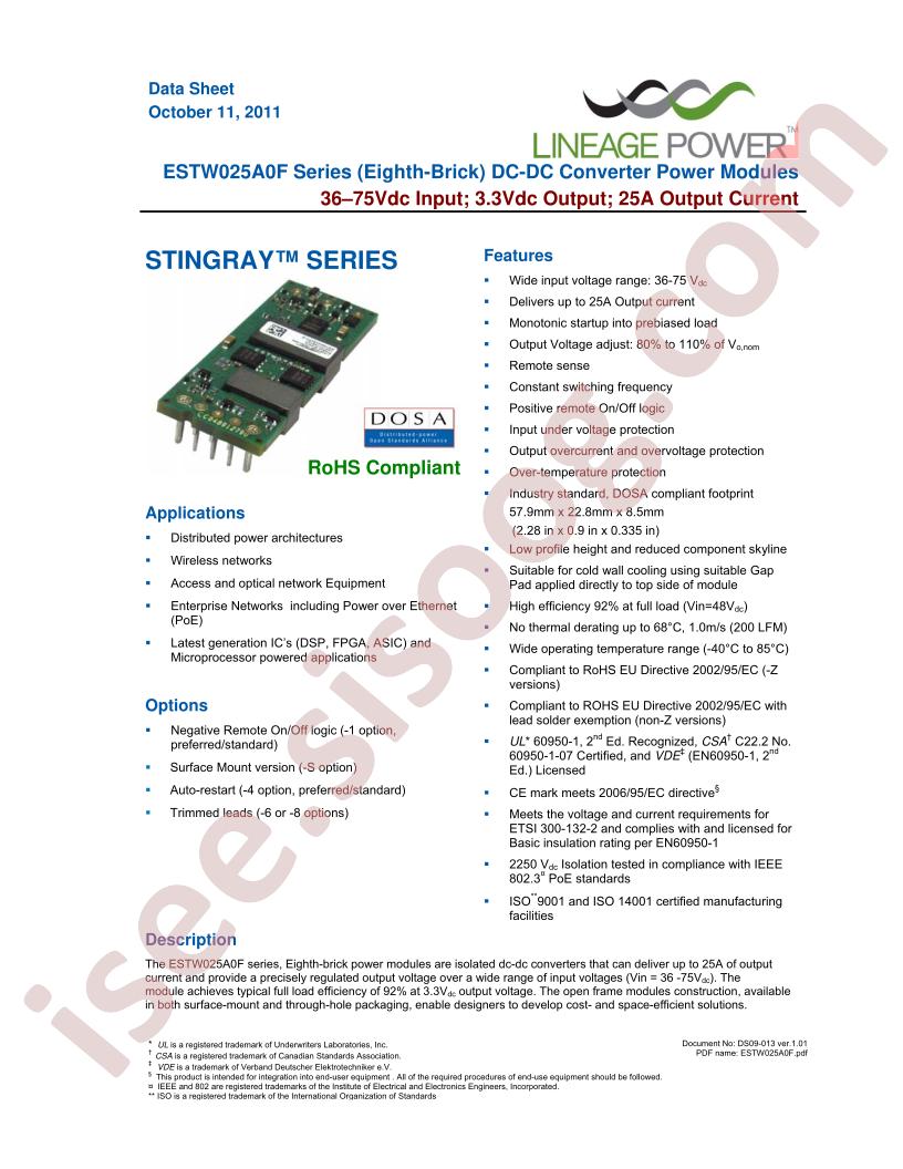 ESTW025A0F