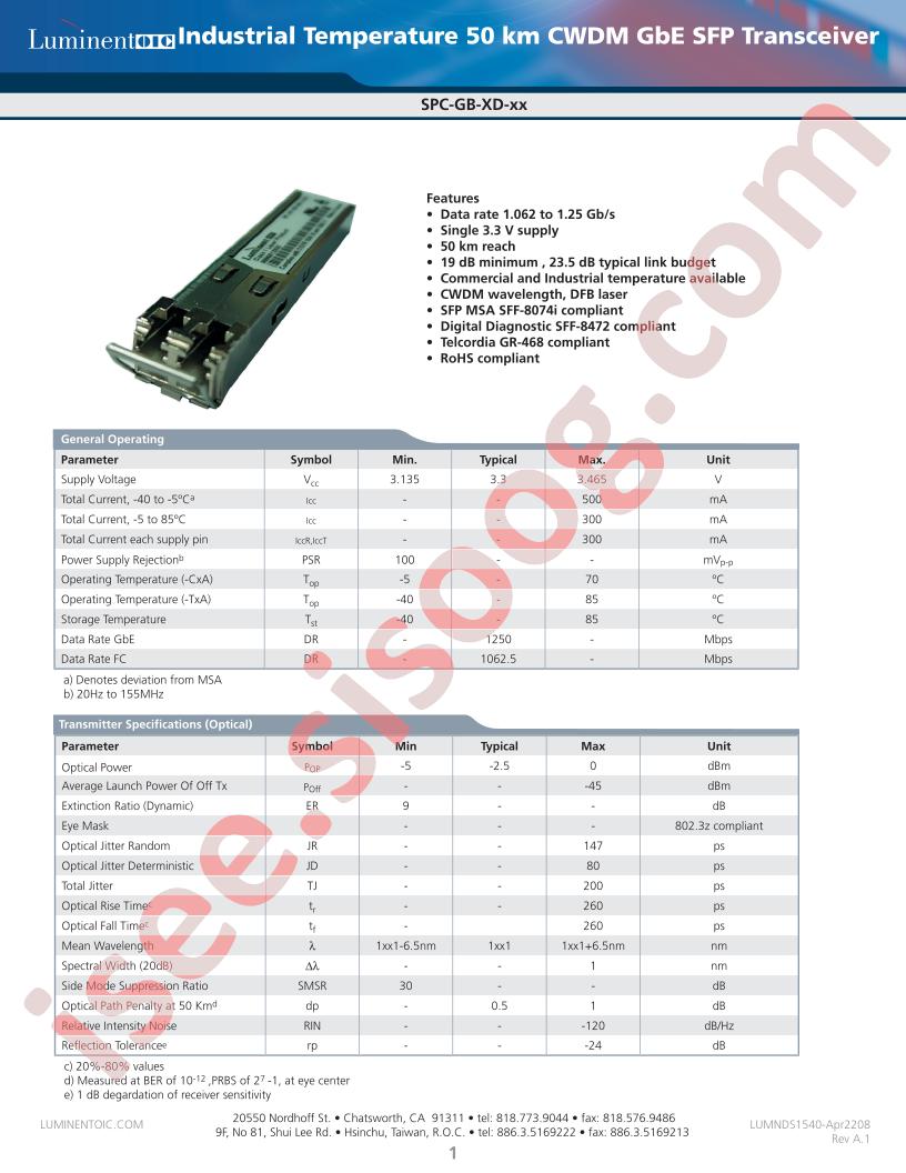 SPC-GB-XD-31TDA